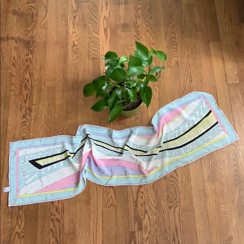 Emilio Pucci silk scarf